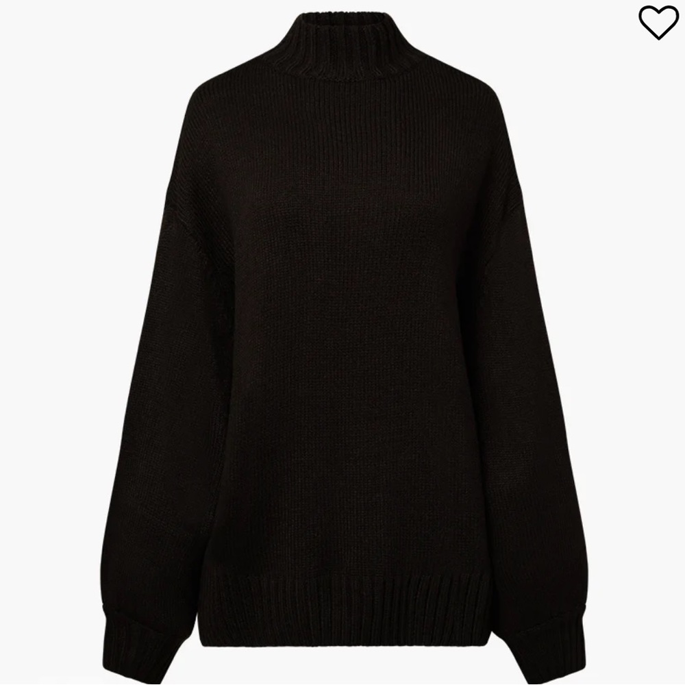 WEWOREWHAT Oversized mock neck sweater